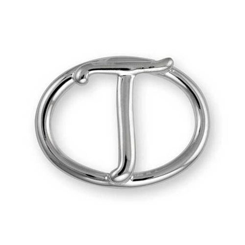 Alphabet T Bracelet Clasp - Sterling Silver