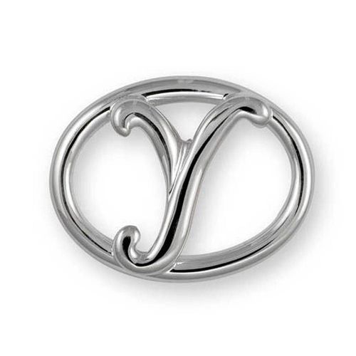 Alphabet Y Bracelet Clasp - Sterling Silver