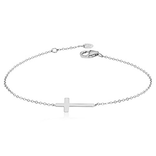 Sterling Silver CroSterling Silver Bracelet  - 65-602-7-5