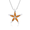 Sterling Silver Koa Starfish Pendant