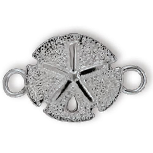 Ss Sand Dollar Non Polished Large Clasp - SCCSD1LG