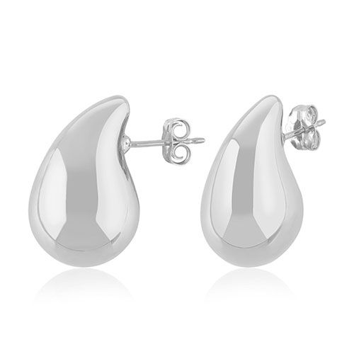 Sterling Silver Sm Tear Drop Stud Earrings - 71-3390