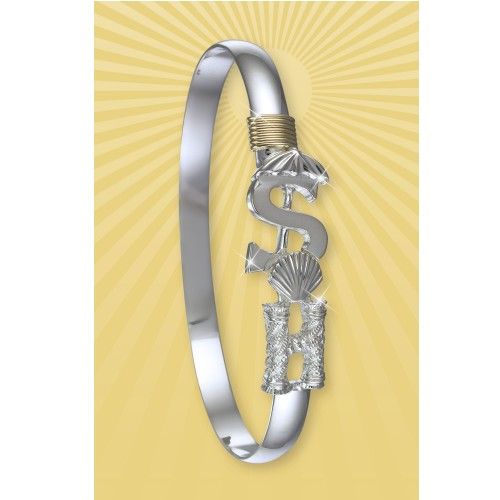 Stone Harbor New Jersey Destination Bracelet  - 6mm 7.0 Inch