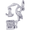 Stork Boy Charm Silver - 10-1251