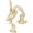 Stork Charm 10K Gold - 10-0564