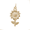 Sunflower Charm - Gold Plated-10-1117-0-GP