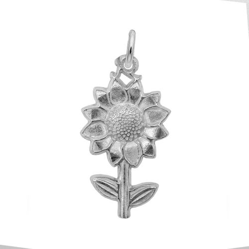 Sunflower Charm - Sterling Silver-10-1117-0-SS