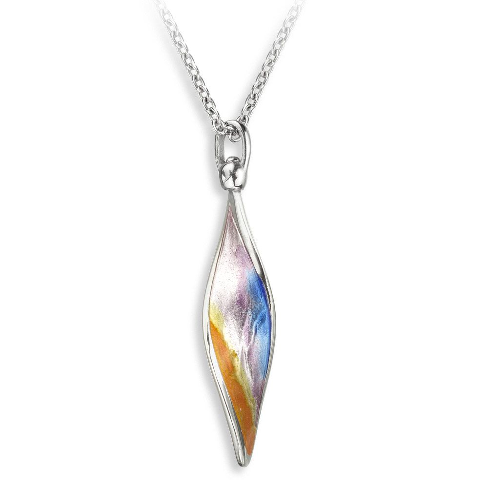 Sunset Aurora Necklace, Sterling Silver - NN0493B