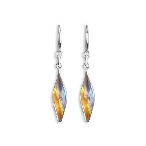 Sunset Aurora Wire Earrings, Sterling Silver - NW0493B