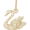 Swan Charm 14K Gold - 10-1578