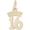 Sweet 16 Charm 10K Gold - 10-0681