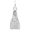 Swim Fin Charm Sterling Silver - 10-6304-0-SS