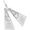 Swim Fins Charm Silver - 10-0764