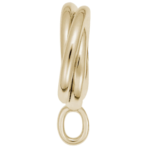 Swirl Charmdrop - 10K Yellow Gold - 10-9134-0-10k