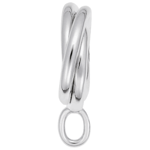Swirl Charmdrop - Sterling Silver - 10-9134-0-ss