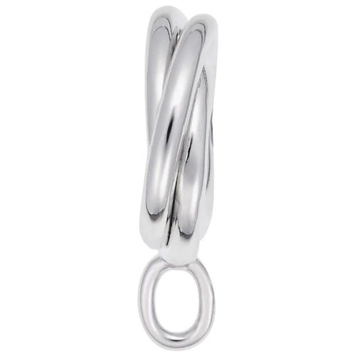 Swirl Charmdrop - Sterling Silver - 10-9134-0-ss