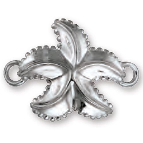 Ss Swirl Starfish Clasp - SCCSWSF
