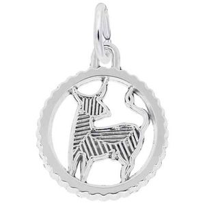 Taurus Charm Sterling Silver - 10-4544-0-SS