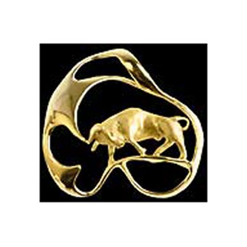 Taurus Pendant - 14K Yellow Gold