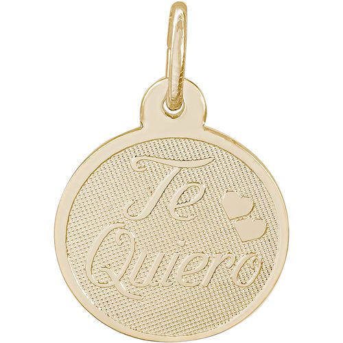 Te Quiero Charm - 10K Gold - 10-8376