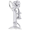 Telephone Charm 14K While Gold - 10-623-0-14KW