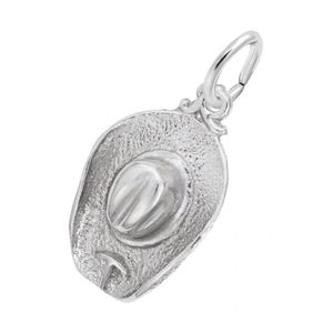 Telluride Cowboy Hat Charm - Sterling Silver - 10-8458-s