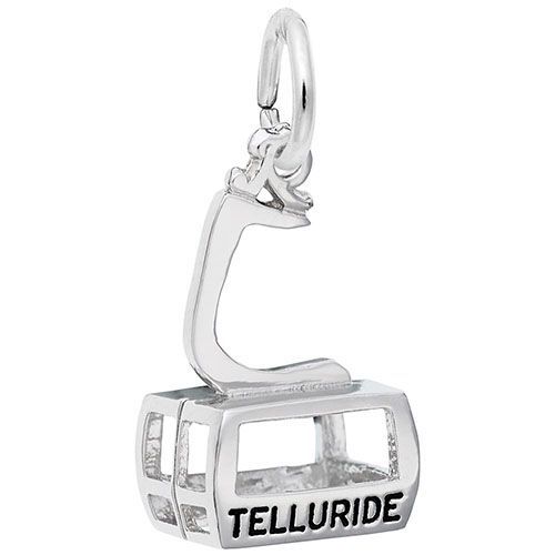 Telluride Gondola Charm  - 14K White Gold  - 10-8450-0-14KW