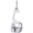Telluride Gondola With Black Logo Charm - Sterling Silver