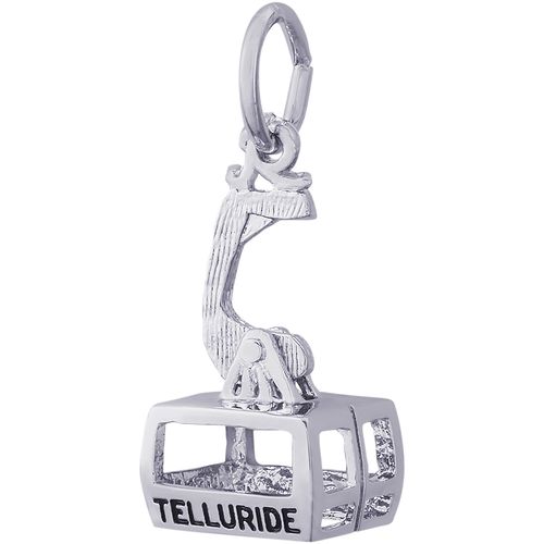 Telluride Moving Gondola With Bot Charm - Sterling Silver