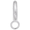 Textured Circle Charmdrop - Sterling Silver - 10-9132-0-ss