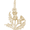 Thistle Charm 14K Gold - 10-0374