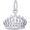 Tiara Charm White Gold - 10-2418
