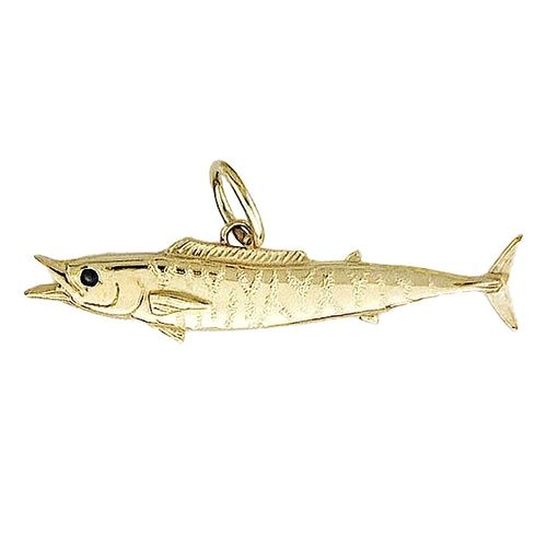 Tiny Gold Wahoo Charm - CH006