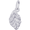 Tobacco Leaf Charm Silver - 10-5574