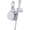 Top Hat and Cane Charm 14K White Gold - 10-8100