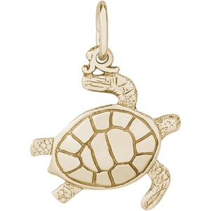 Tortoise Charm - 14K Gold - 10-8173