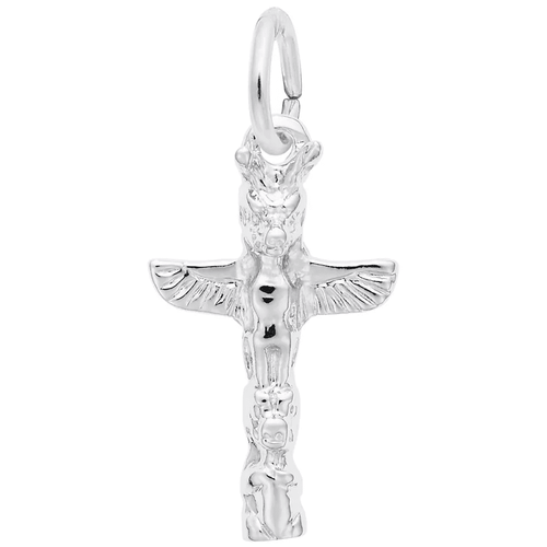 Totem Pole - Victoria Charm - Sterling Silver - 10-0131-11-ss