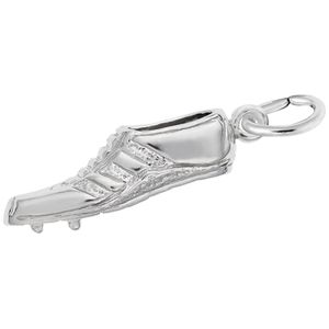 Track Shoe Charm White Gold - 10-3060