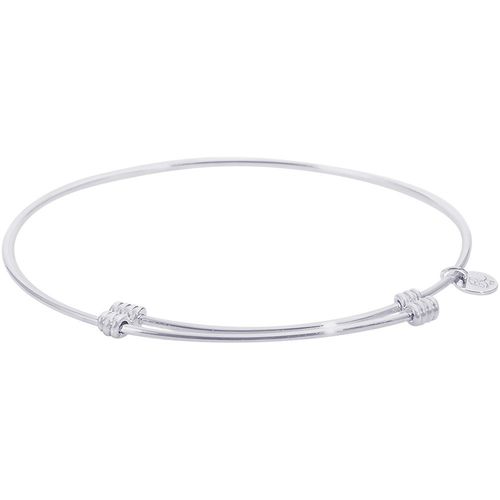 Tranquil Expandable Bangle Bracelet - Sterling Silver 7 Inch - 20-509-7-s