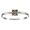 Treasure Coin Hook Bracelet - Sterling Silver & 14K Gold 4mm 7 Inch