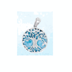 Tree Of Life Larimar Charms & Pendants  - PSTLL