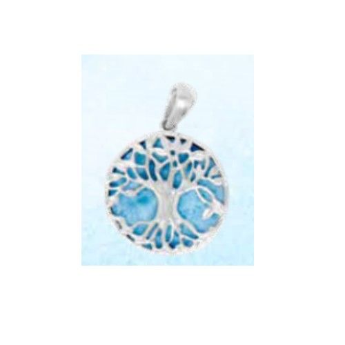 Tree Of Life Larimar Charms & Pendants  - PSTLL