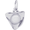 Tri Corner Hat Charm Silver - 10-8202