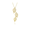 Triple Leaf Dangle Pendant, Hawaiian Inspired  Pendant, FMP-0088