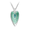 Turquoise Heart-Arrowhead Necklace  Sterling Silver - NN0591A