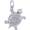 Turtle Charm Silver - 10-0530