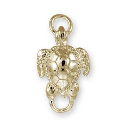 Turtle Bracelet Clasp - 14K Yellow Gold