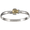 Turtle Hook Bracelet - SS & 14K Gold 6mm 7 Inch - TT6TUR70