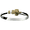 Turtle Hook Bracelet - Sterling Silver & 14K Yellow Gold 6mm 7.0 Inch