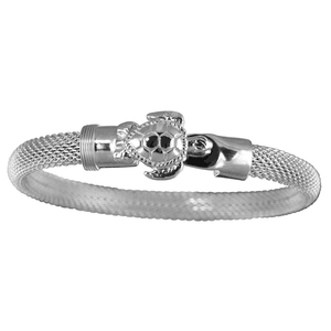 Ss 6mm Turtle Mesh Bracelet 7.0 Inch - S6METUR70